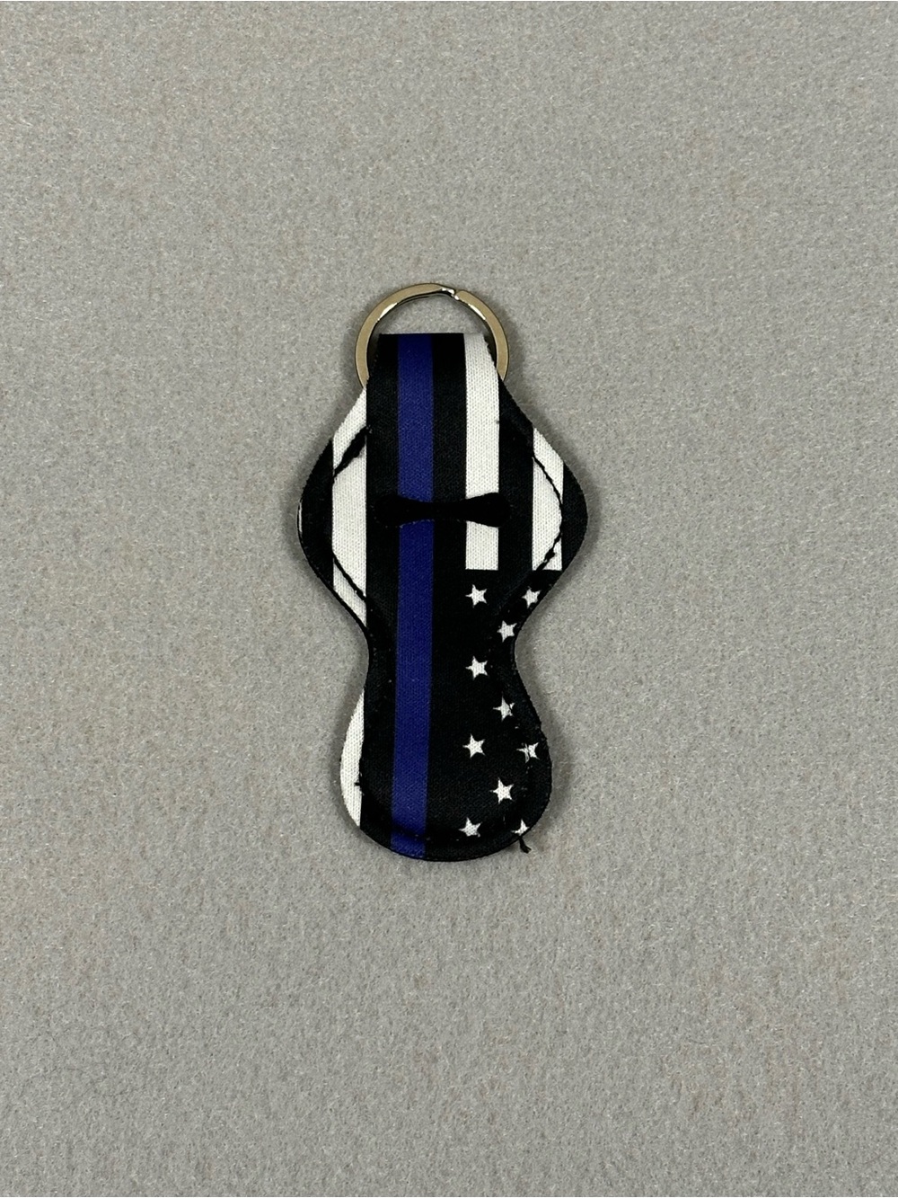 Police Thin Blue Line Coin/Chapstick Holder